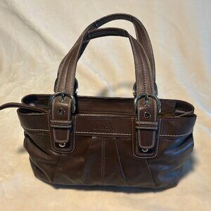 Coach Shoulder bag brown Leather F13732